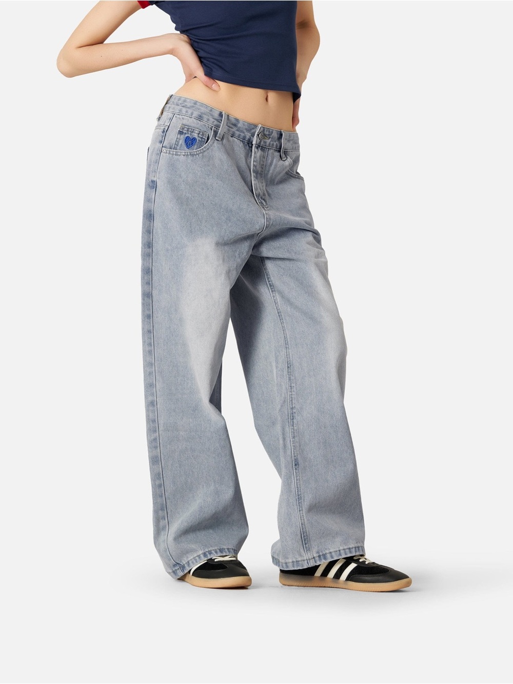 AELFRIC EDEN BAGGY BASIC JEANS 26 CC24-5